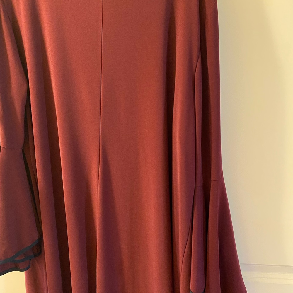 Women Ivy Road Burgandy Dress & Burgundy ankle boots!!! This is a bundle! - Picture 5 of 10